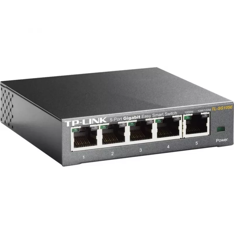 TP-LINK TL-SG105E(UN) Managed L2 Gigabit Ethernet switch, 5 poorten, 10/100/1000 Mbps