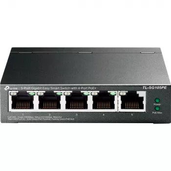 TP-Link TL-SG105PE Easy Smart Gigabit-switch met 4-poorts PoE+
