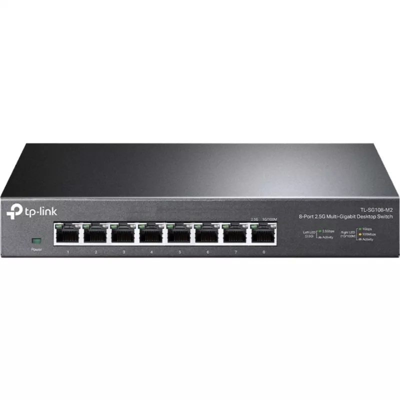 TP-LINK TL-SG108-M2 V3.0 8-poorts 2.5G multi-Gigabit unmanaged switch