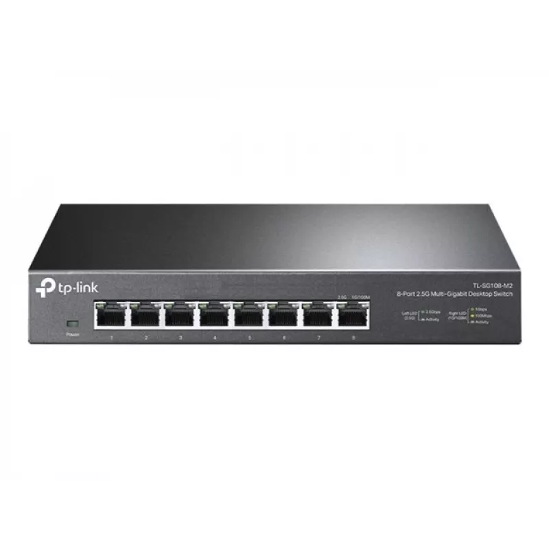 TP-LINK TL-SG108-M2 V3.0 8-poorts 2.5G multi-Gigabit unmanaged switch