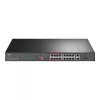 TP-Link TL-SL1218P 18-poorts Fast Ethernet PoE+ switch met 2 Gigabit en 1 SFP