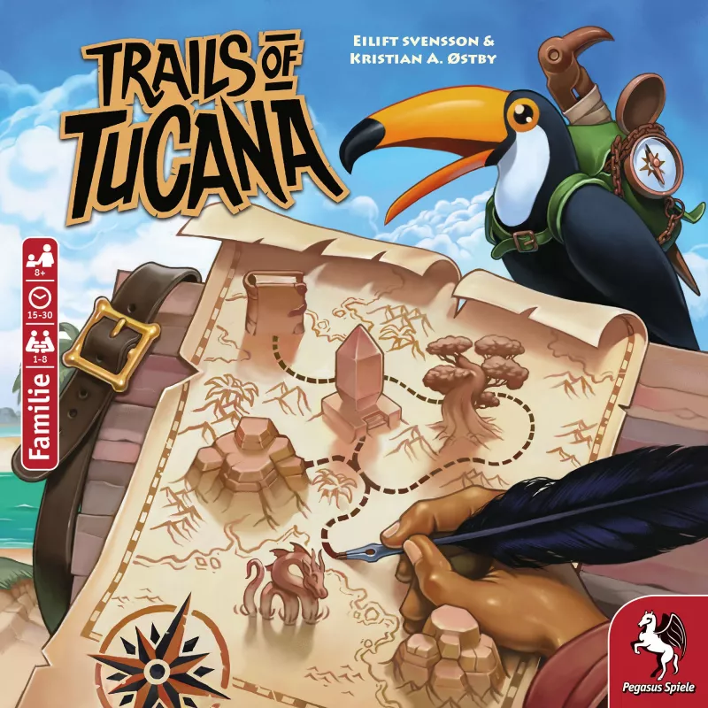 Trails of Tucana - Flip & Write bordspel