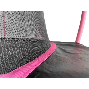 Trampoline LEAN Sport Max 14ft Zwart-Roze