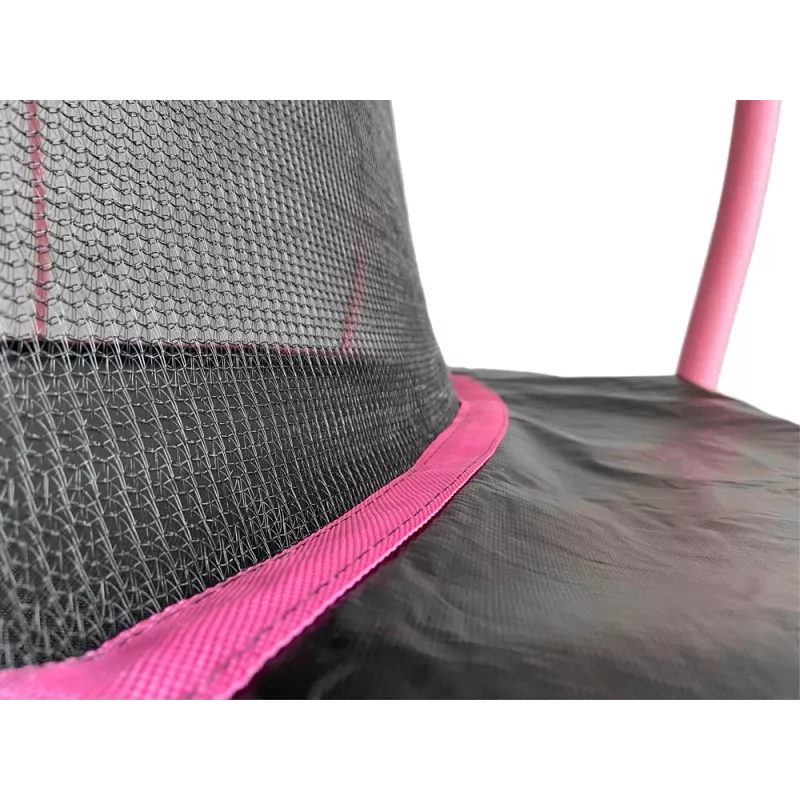 Trampoline LEAN Sport Max 16ft Zwart-Roze