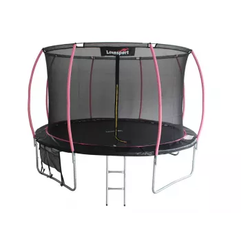 Trampoline LEAN Sport Max 16ft Zwart-Roze