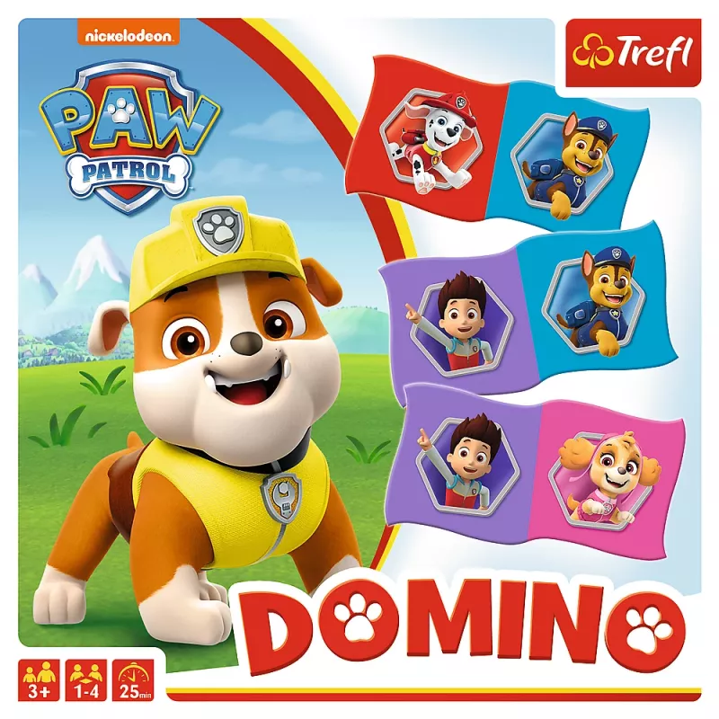 TREFL GRY Domino Paw Patrol – leerspel voor kinderen