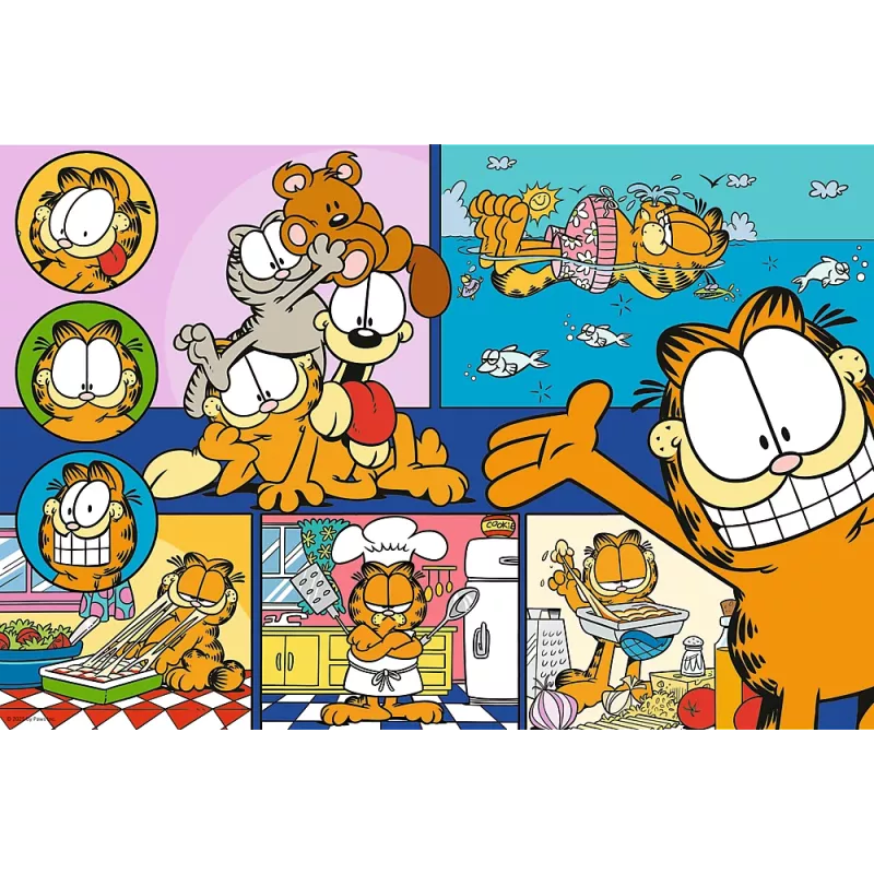 TREFL Puzzel 100 - Lazy Garfield