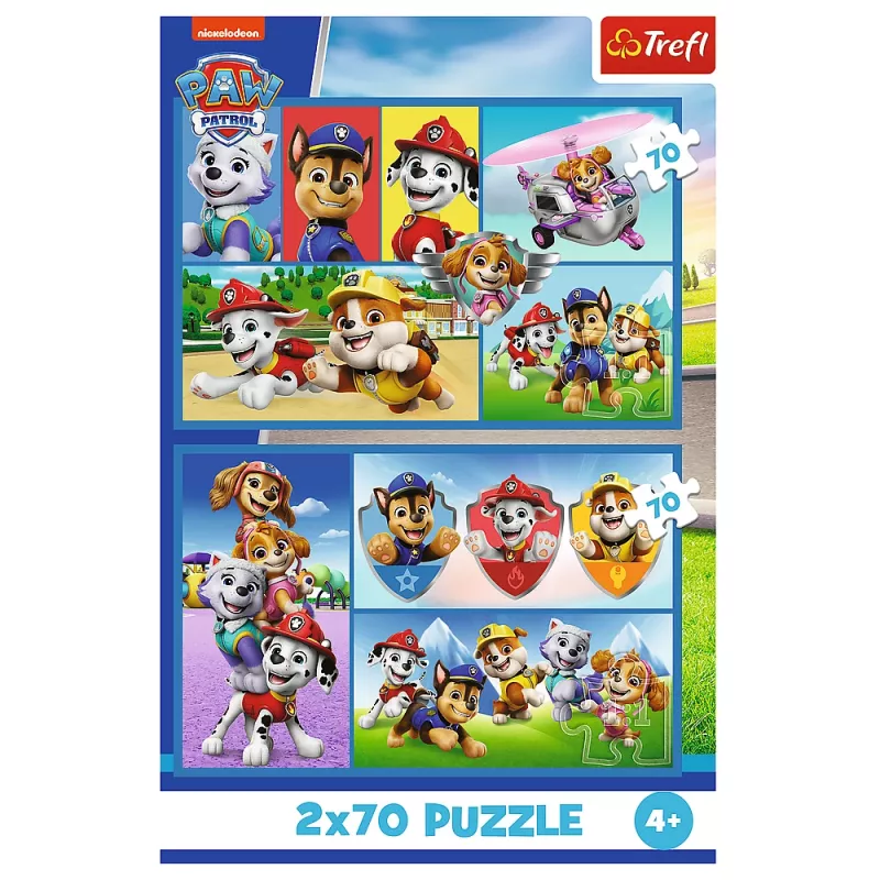 TREFL Puzzel 2x70 - Paw Patrol Rules