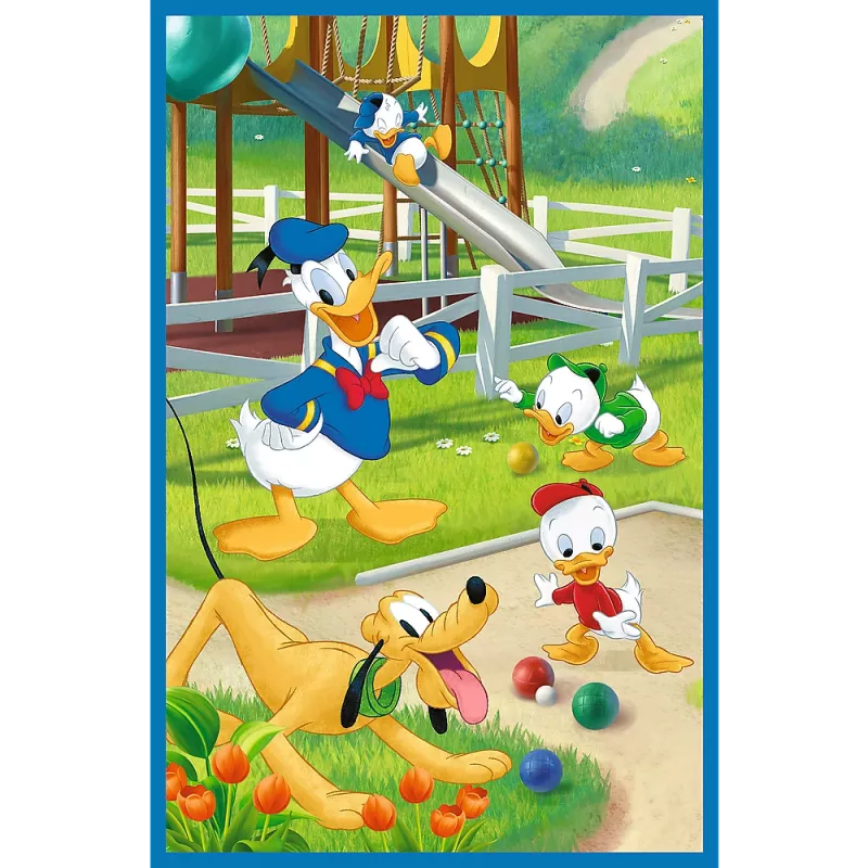 Trefl puzzel - 3x80 - Mickey Mouse Team Trefl 34887