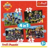 TREFL PUZZEL 4-in-1 Puzzel - Adventures of Fireman Sam
