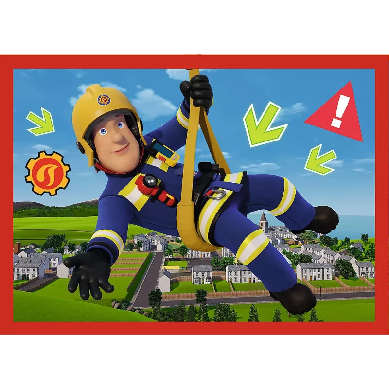 TREFL PUZZEL 4-in-1 Puzzel - Adventures of Fireman Sam