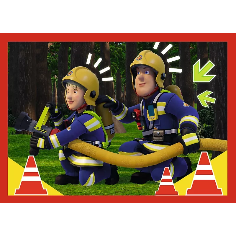 TREFL PUZZEL 4-in-1 Puzzel - Adventures of Fireman Sam