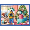 TREFL PUZZEL 4-in-1 Puzzel – Es schneit bei den Trefliks – Trefl 34657