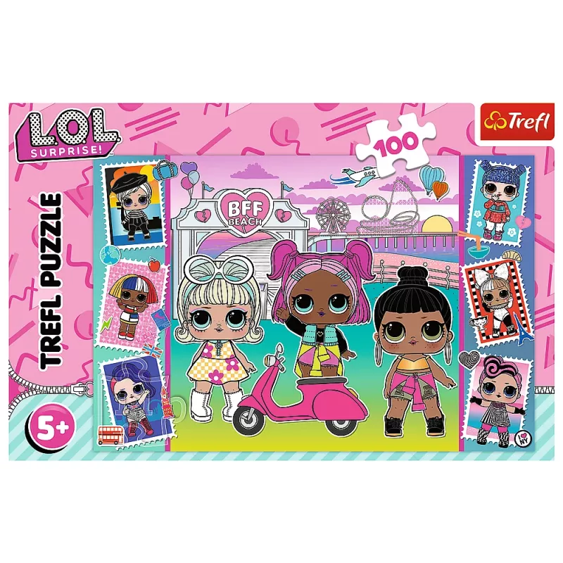 TREFL PUZZLE Puzzel - 100 - LOL Dolls Photos Trefl 16443