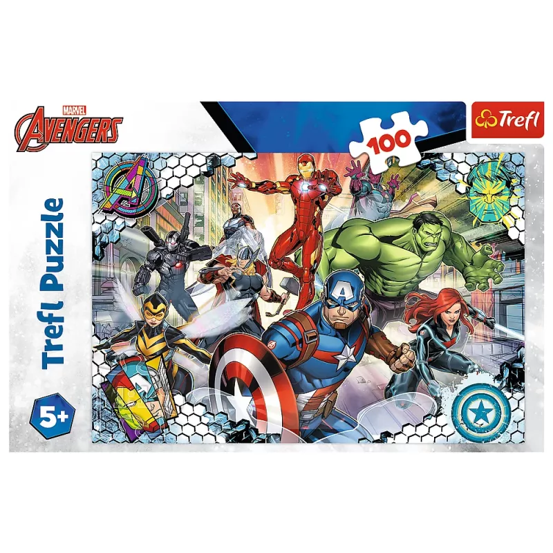TREFL PUZZLE Puzzel - 100 - Sławni Avengers - Disney Marvel The Avengers 16454