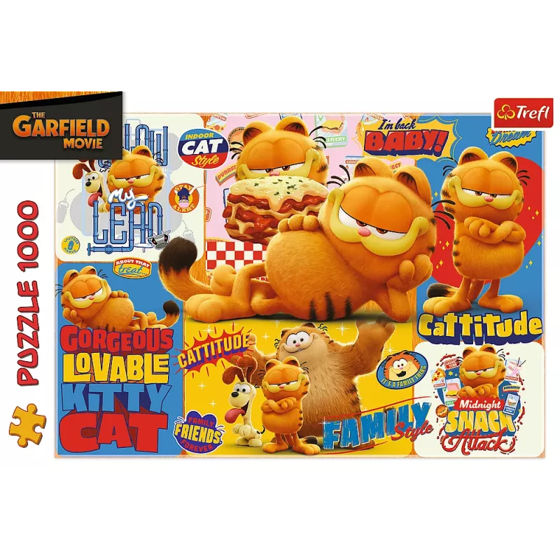 TREFL PUZZLE Puzzel - 1000 - Garfield's Adventures - Garfield Trefl 10935