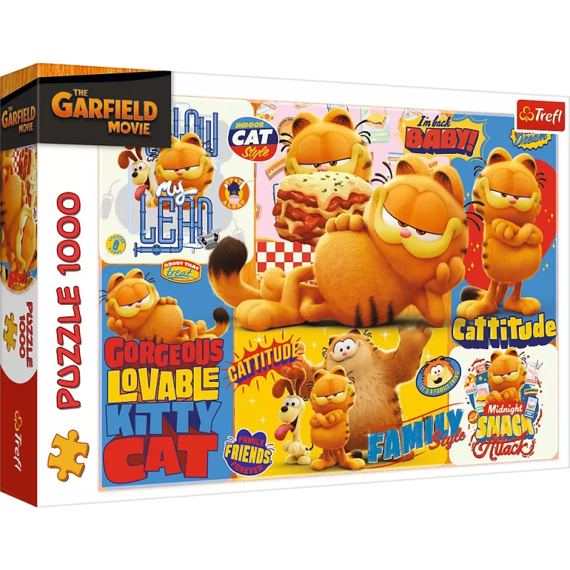 TREFL PUZZLE Puzzel - 1000 - Garfield's Adventures - Garfield Trefl 10935