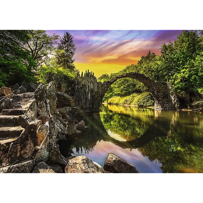 TREFL PUZZLE Puzzel – 1000 Premium Plus Rakotzbrücke in Kromlau, Duitsland Trefl 10811