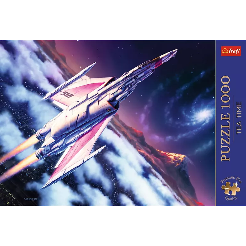 TREFL PUZZLE Puzzel - 1000 Premium Plus - Tea Time: Space Flight Trefl 12075