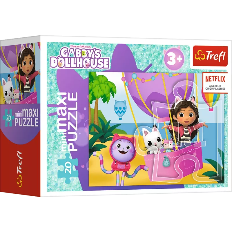TREFL PUZZLE Puzzel - 20 miniMaxi - Colorful Day with Gabby - Trefl 56041