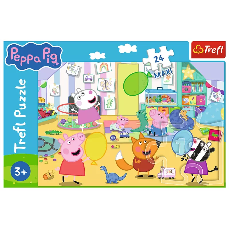 TREFL PUZZLE Puzzel 24 Maxi – Beautiful Peppa – Peppa Pig Trefl 14367