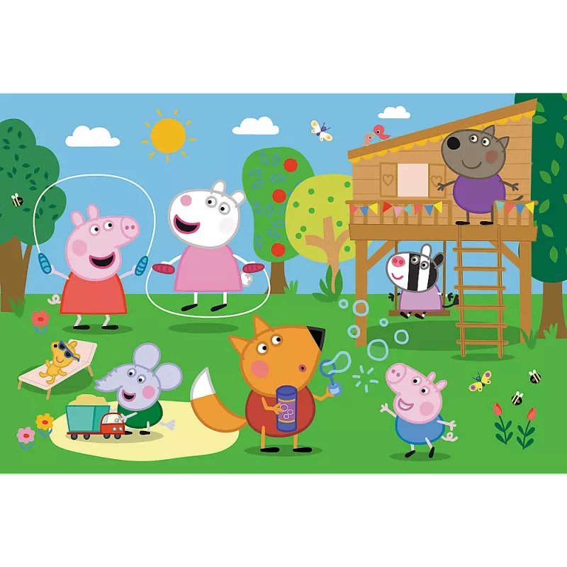 TREFL PUZZLE Puzzel - 24 Maxi - Fun in the Glade - Peppa Pig 14342