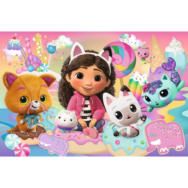 TREFL PUZZLE Puzzel – 24 Maxi – Gabby's Cat World – Trefl 14381