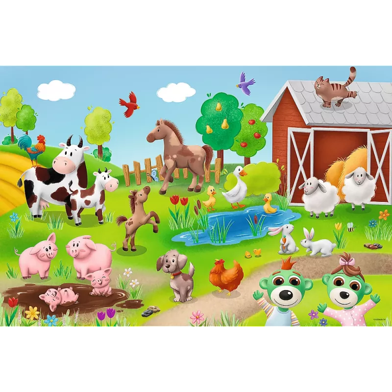 TREFL PUZZLE Puzzel 24 Maxi – Little Ones and Animals – Trefl 14372
