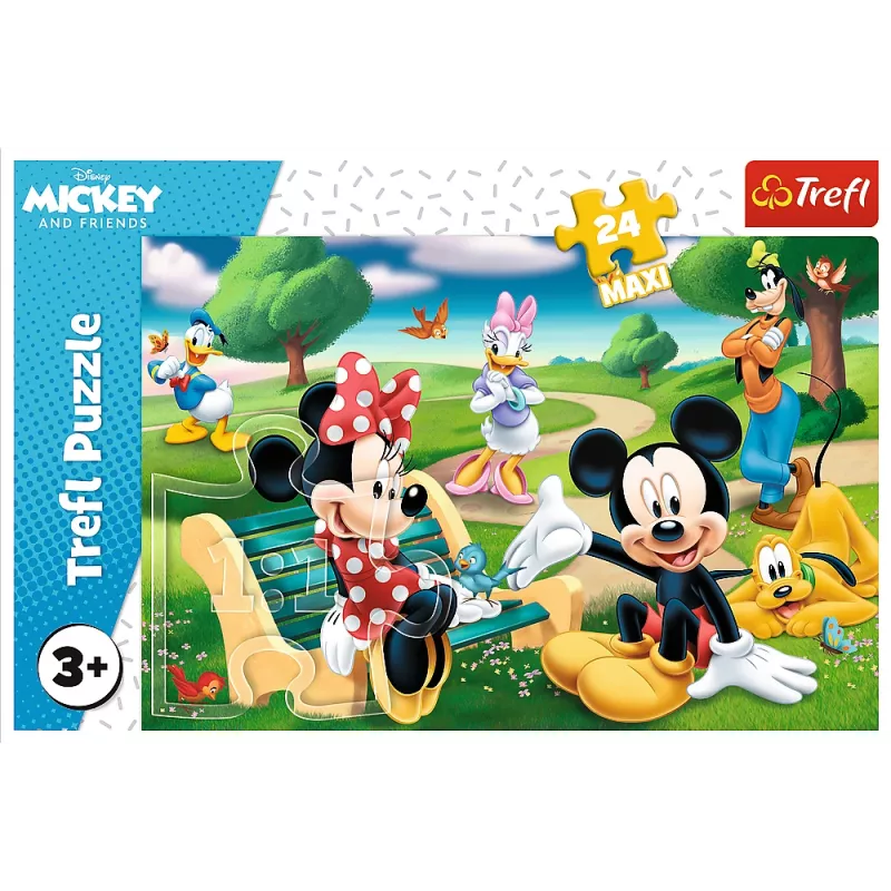 TREFL PUZZLE Puzzel - 24Maxi - Mickey Mouse met vrienden - Disney Standard Characters