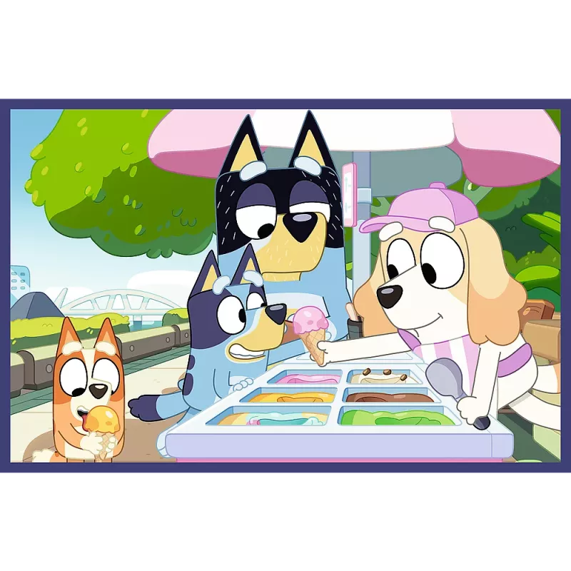 TREFL Puzzel 2x24 Funny Bluey BBC Bluey Trefl 34446