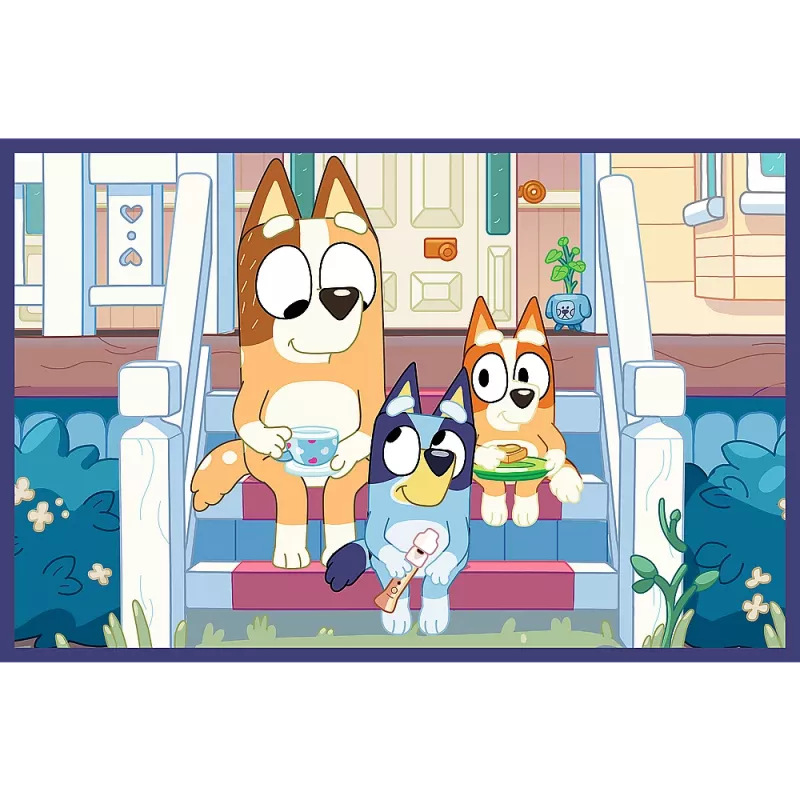 TREFL Puzzel 2x24 Funny Bluey BBC Bluey Trefl 34446