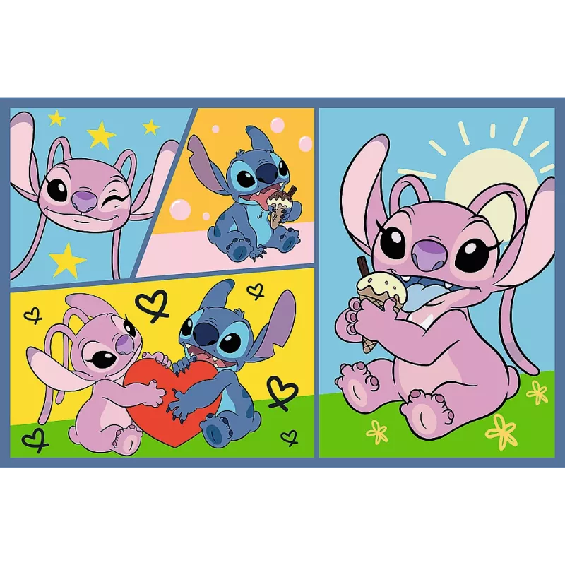 TREFL PUZZLE Puzzel 2x70 There's no boredom with Stitch Disney Lilo Stitch Trefl 34444