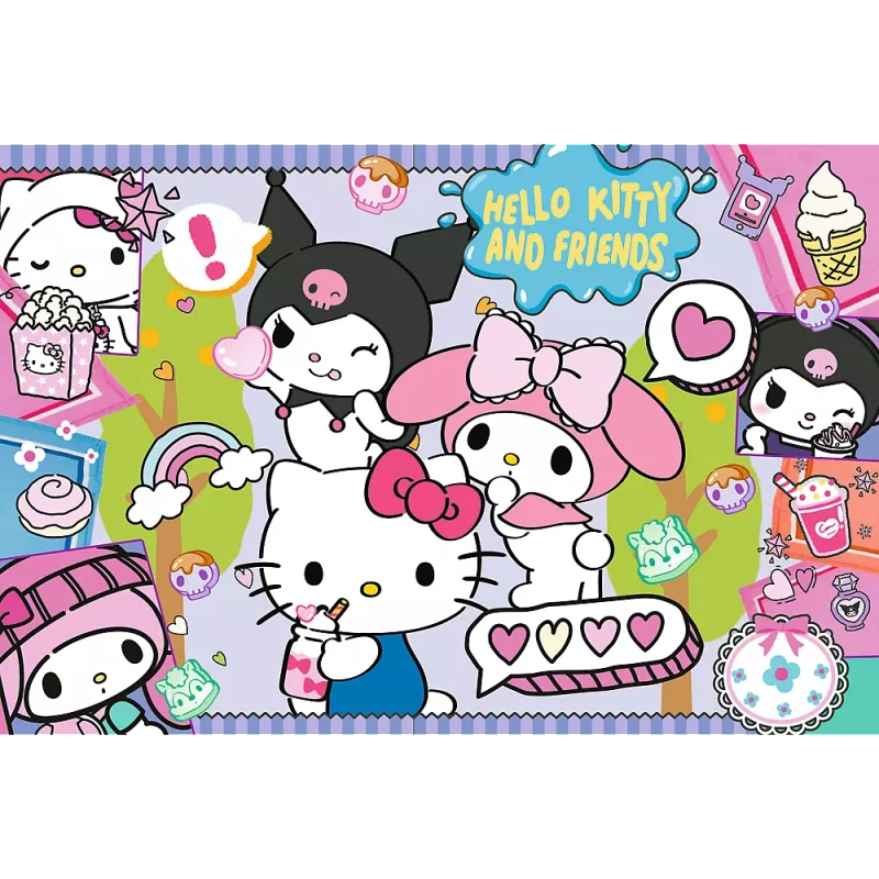 TREFL Puzzel 300 - Crazy Trio - Hello Kitty