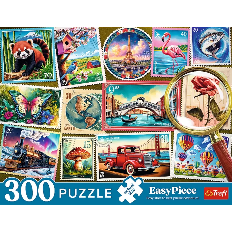 TREFL Puzzel - 300 EasyPiece - Trefl Postzegels 23100