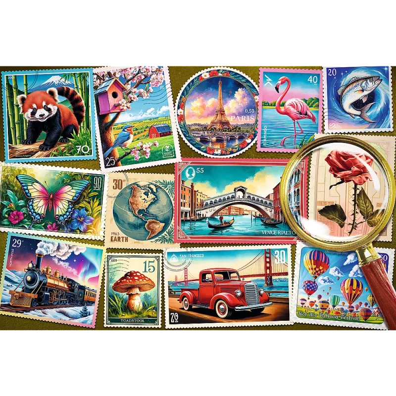 TREFL Puzzel - 300 EasyPiece - Trefl Postzegels 23100