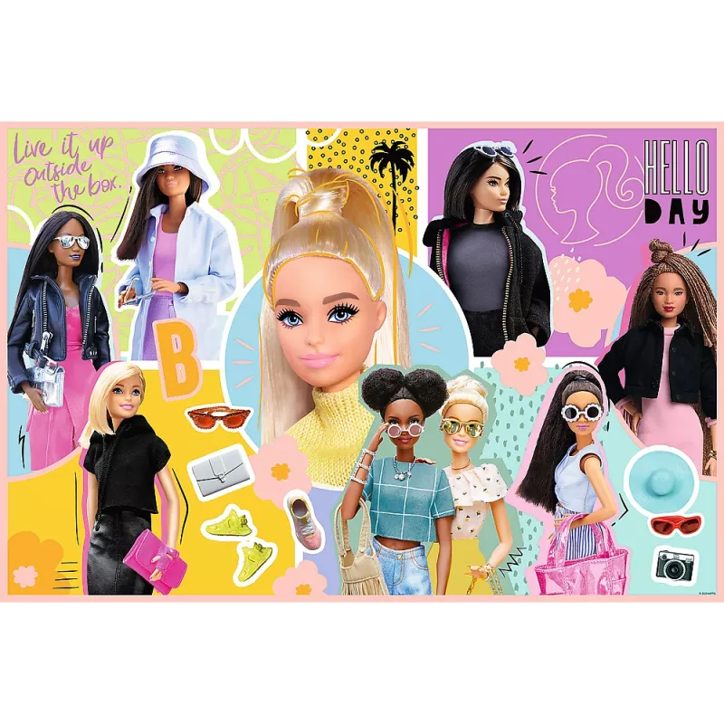 TREFL Puzzel - 300 - Your Favorite Barbie - Mattel, Barbie 23025