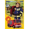 TREFL PUZZLE puzzel - 3x50 - Fireman Sam brandweerkazerne bemanning