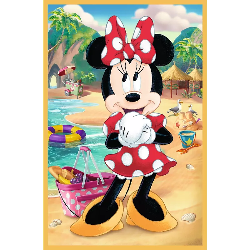 TREFL PUZZLE puzzel - 3x50 - Muizen op vakantie Disney Trefl 34881