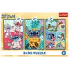 TREFL PUZZLE puzzel - 3x80 - Stitch World Trefl 34885
