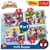 TREFL Puzzel - 4in1 (12, 15, 20, 24) - Ekipa Spidaya 34611