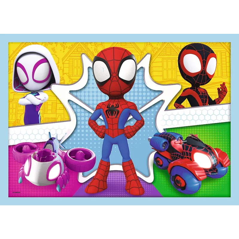 TREFL Puzzel - 4in1 (12, 15, 20, 24) - Ekipa Spidaya 34611