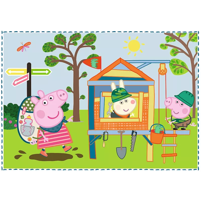 TREFL Puzzel 4in1 Holiday Memories Peppa Pig 34359