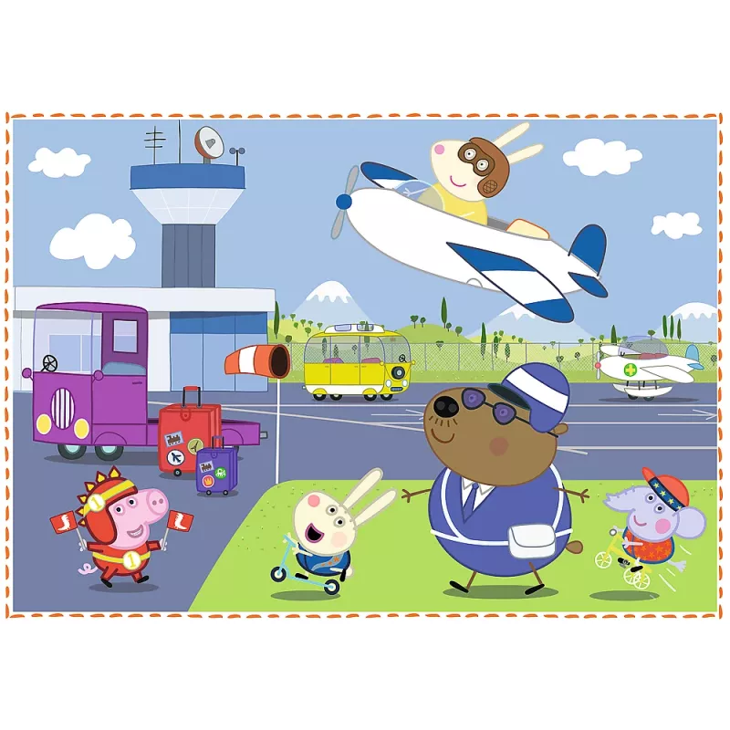 TREFL Puzzel 4in1 Holiday Memories Peppa Pig 34359