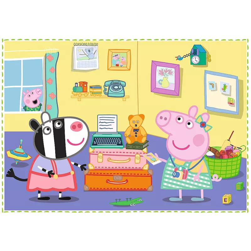 TREFL Puzzel 4in1 Holiday Memories Peppa Pig 34359