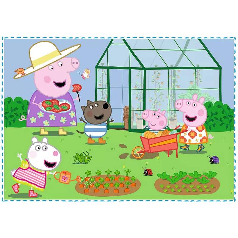 TREFL Puzzel 4in1 Holiday Memories Peppa Pig 34359