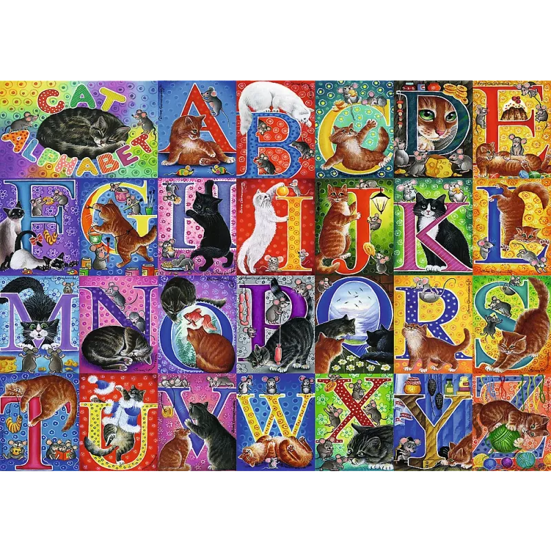 TREFL PUZZLE puzzel - 500 - Cat Alphabet Trefl 37527