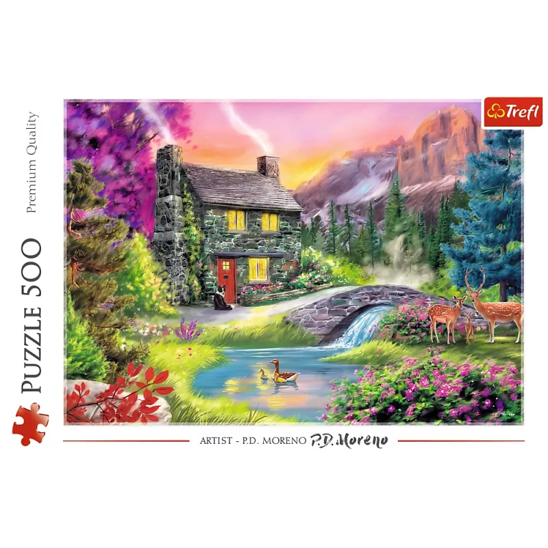 TREFL PUZZLE puzzel – 500 stukjes – Bergidylle Trefl 37325