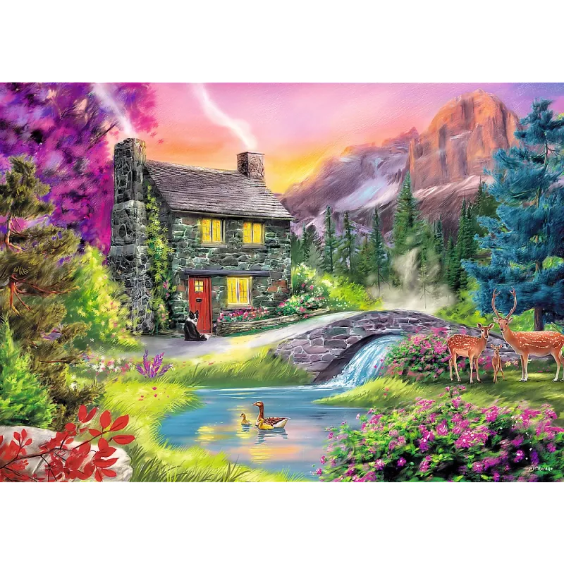 TREFL PUZZLE puzzel – 500 stukjes – Bergidylle Trefl 37325