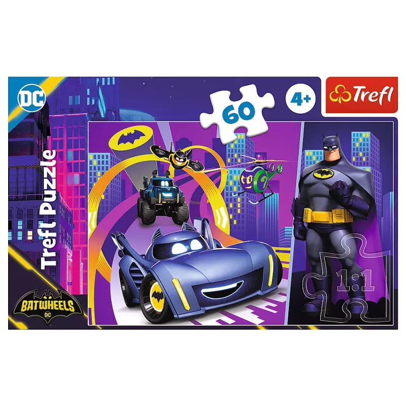TREFL PUZZLE Puzzel - 60 - Batman en zijn voertuigen