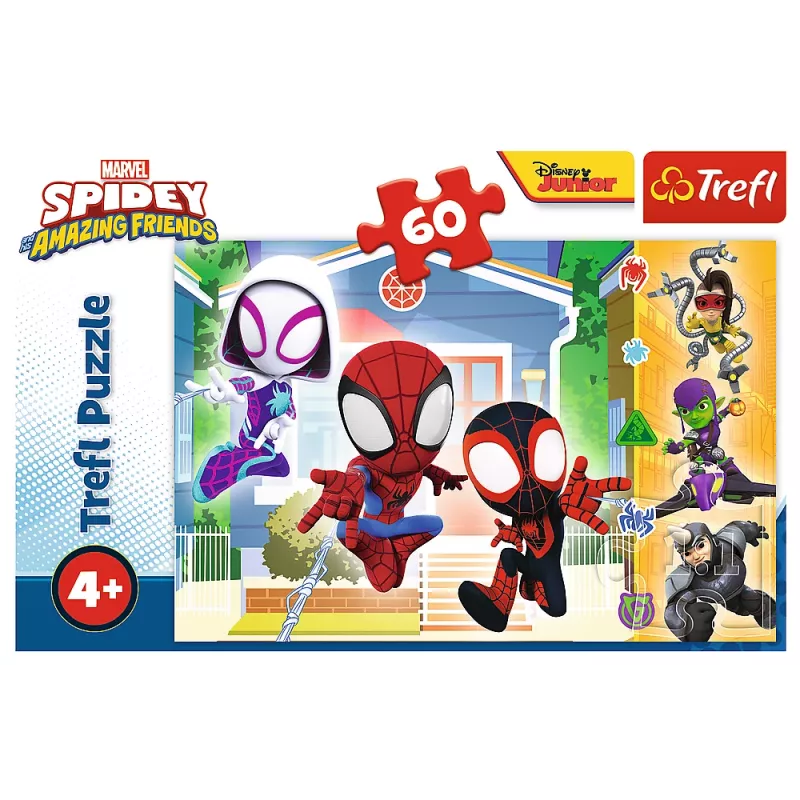 TREFL PUZZLE Puzzel - 60 - In de wereld van Spidey Trefl 17371